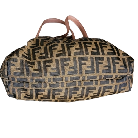 ⭐FENDI  Zucca Ring Pleat Tote/Handbag 💯Authentic - Picture 6 of 16